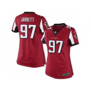 Women's Nike Atlanta Falcons #97 Grady Jarrett Limited Red Team Color NFL Jersey