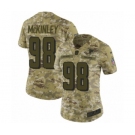 Women's Nike Atlanta Falcons #98 Takkarist McKinley Limited Camo 2018 Salute to Service NFL Jersey