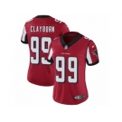 Women's Nike Atlanta Falcons #99 Adrian Clayborn Vapor Untouchable Limited Red Team Color NFL Jersey