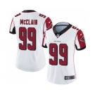 Women's Nike Atlanta Falcons #99 Terrell McClain White Vapor Untouchable Limited Player NFL Jersey