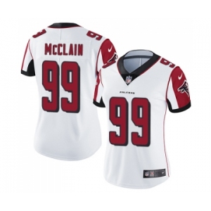 Women's Nike Atlanta Falcons #99 Terrell McClain White Vapor Untouchable Limited Player NFL Jersey