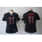 nike women nfl jerseys atlanta falcons #11 jones black[nike impact limited]