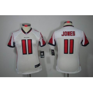 nike women nfl jerseys atlanta falcons #11 jones white[nike limited]