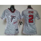 nike women nfl jerseys atlanta falcons #2 matt ryan [fem fan zebra]