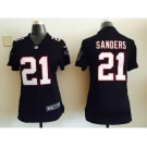 nike women nfl jerseys atlanta falcons #21 sanders black[nike][sanders]