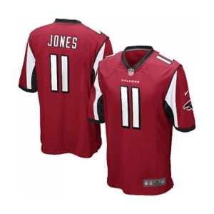 Youth Atlanta Falcons #11 Julio Jones Game Red Team Color Football Jersey