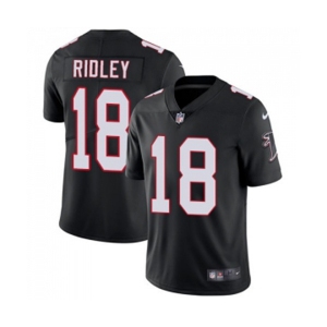 Youth Atlanta Falcons #18 Calvin Ridley Black Alternate Vapor Untouchable Limited Player Football Jersey