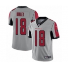 Youth Atlanta Falcons #18 Calvin Ridley Limited Silver Inverted Legend Football Jersey