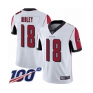 Youth Atlanta Falcons #18 Calvin Ridley White Vapor Untouchable Limited Player 100th Season Football Jersey