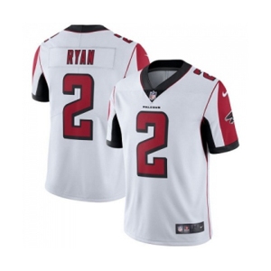 Youth Atlanta Falcons #2 Matt Ryan White Vapor Untouchable Limited Player Football Jersey