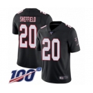 Youth Atlanta Falcons #20 Kendall Sheffield Black Alternate Vapor Untouchable Limited Player 100th Season Football Jersey