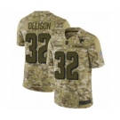 Youth Atlanta Falcons #32 Qadree Ollison Limited Camo 2018 Salute to Service Football Jersey