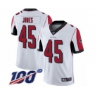 Youth Atlanta Falcons #45 Deion Jones White Vapor Untouchable Limited Player 100th Season Football Jersey