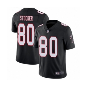 Youth Atlanta Falcons #80 Luke Stocker Black Alternate Vapor Untouchable Limited Player Football Jersey