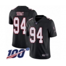 Youth Atlanta Falcons #94 Deadrin Senat Black Alternate Vapor Untouchable Limited Player 100th Season Football Jersey