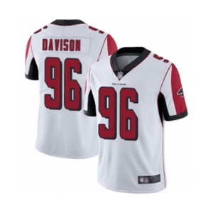 Youth Atlanta Falcons #96 Tyeler Davison White Vapor Untouchable Limited Player Football Jersey