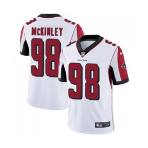 Youth Atlanta Falcons #98 Takkarist McKinley White Vapor Untouchable Limited Player Football Jersey