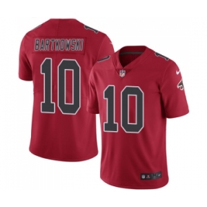 Youth Nike Atlanta Falcons #10 Steve Bartkowski Limited Red Rush Vapor Untouchable NFL Jersey