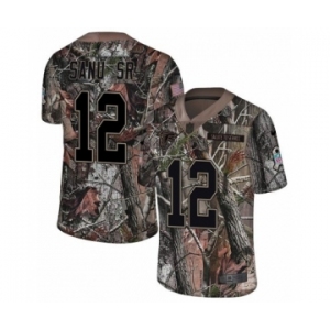 Youth Nike Atlanta Falcons #12 Mohamed Sanu Limited Camo Rush Realtree NFL Jersey