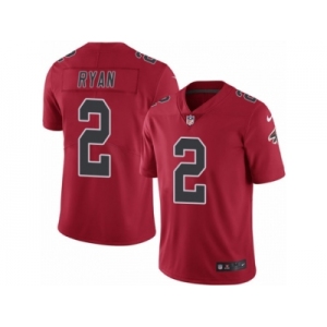 Youth Nike Atlanta Falcons #2 Matt Ryan Limited Red Rush NFL Jersey