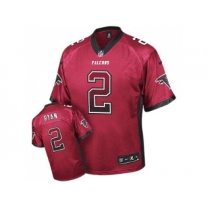 Youth Nike Atlanta Falcons #2 Matt Ryan Red Team Color Stitched NFL Elite Drift Fashion Jersey