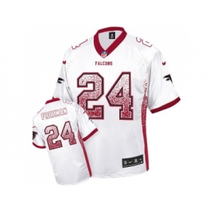 Youth Nike Atlanta Falcons #24 Devonta Freeman White Stitched NFL Elite Drift Fashion Jersey