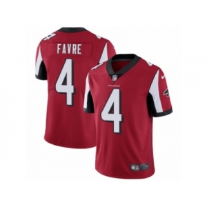 Youth Nike Atlanta Falcons #4 Brett Favre Limited Red Team Color NFL Jersey