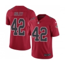 Youth Nike Atlanta Falcons #42 Duke Riley Limited Red Rush Vapor Untouchable NFL Jersey