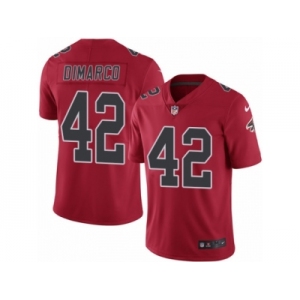 Youth Nike Atlanta Falcons #42 Patrick DiMarco Limited Red Rush NFL Jersey