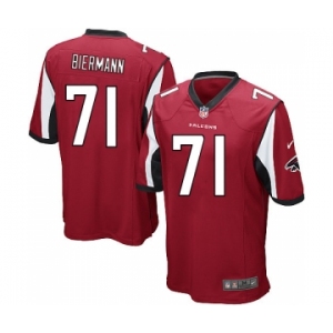 Youth Nike Atlanta Falcons #71 Kroy Biermann Limited Red Team Color NFL Jersey