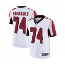 Youth Nike Atlanta Falcons #74 Ty Sambrailo White Vapor Untouchable Limited Player NFL Jersey