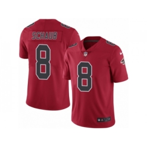 Youth Nike Atlanta Falcons #8 Matt Schaub Limited Red Rush NFL Jersey