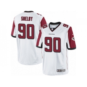 Youth Nike Atlanta Falcons #90 Derrick Shelby Limited White NFL Jersey