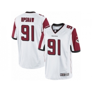 Youth Nike Atlanta Falcons #91 Courtney Upshaw Limited White NFL Jersey