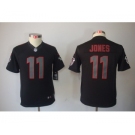 nike youth nfl jerseys atlanta falcons #11 jones black[nike impact limited]