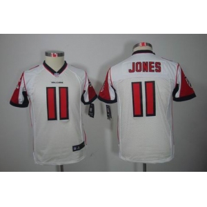 nike youth nfl jerseys atlanta falcons #11 jones white[nike limited]