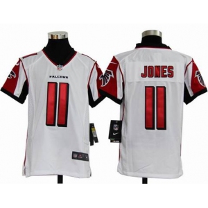 nike youth nfl jerseys atlanta falcons #11 jones white[nike]