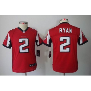 nike youth nfl jerseys atlanta falcons #2 matt ryan red[nike limited]