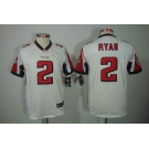 nike youth nfl jerseys atlanta falcons #2 matt ryan white[nike limited]