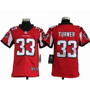 nike youth nfl jerseys atlanta falcons #33 michael turner red[nike]