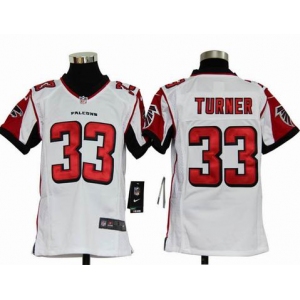 nike youth nfl jerseys atlanta falcons #33 michael turner white[nike]