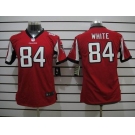 nike youth nfl jerseys atlanta falcons #84 white red[nike limited]