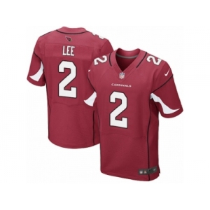 Men Nike Arizona Cardinals #2 Andy Lee Elite Red Team Color NFL Jersey