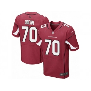 Men Nike Arizona Cardinals #70 Evan Boehm Elite Red Team Color NFL Jersey