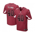 Men's Arizona Cardinals #40 Pat Tillman Elite Red Home Drift Fashion Football Jersey