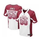 Men's Arizona Cardinals #55 Chandler Jones Elite White Road Drift Fashion Football Jersey