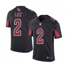 Men's Nike Arizona Cardinals #2 Andy Lee Elite Black Rush Vapor Untouchable NFL Jersey