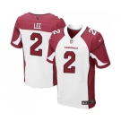 Men's Nike Arizona Cardinals #2 Andy Lee Elite White NFL Jersey