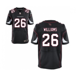 Men's Nike Arizona Cardinals #26 Brandon Williams Elite Black Alternate NFL Jersey
