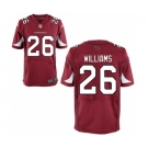Men's Nike Arizona Cardinals #26 Brandon Williams Elite Red Team Color NFL Jersey